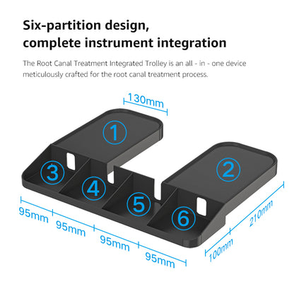 Dental Clinic Trolley Cart with Oral Scanner Holder and Equipment Pallet,Hospital Mobile Workstation with Laptop Tray and Silent Wheels, for Office School Salon Lab etc.